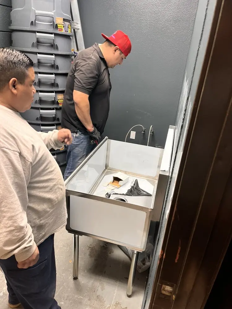 Commercial plumbing and sink installation in East La Mirada