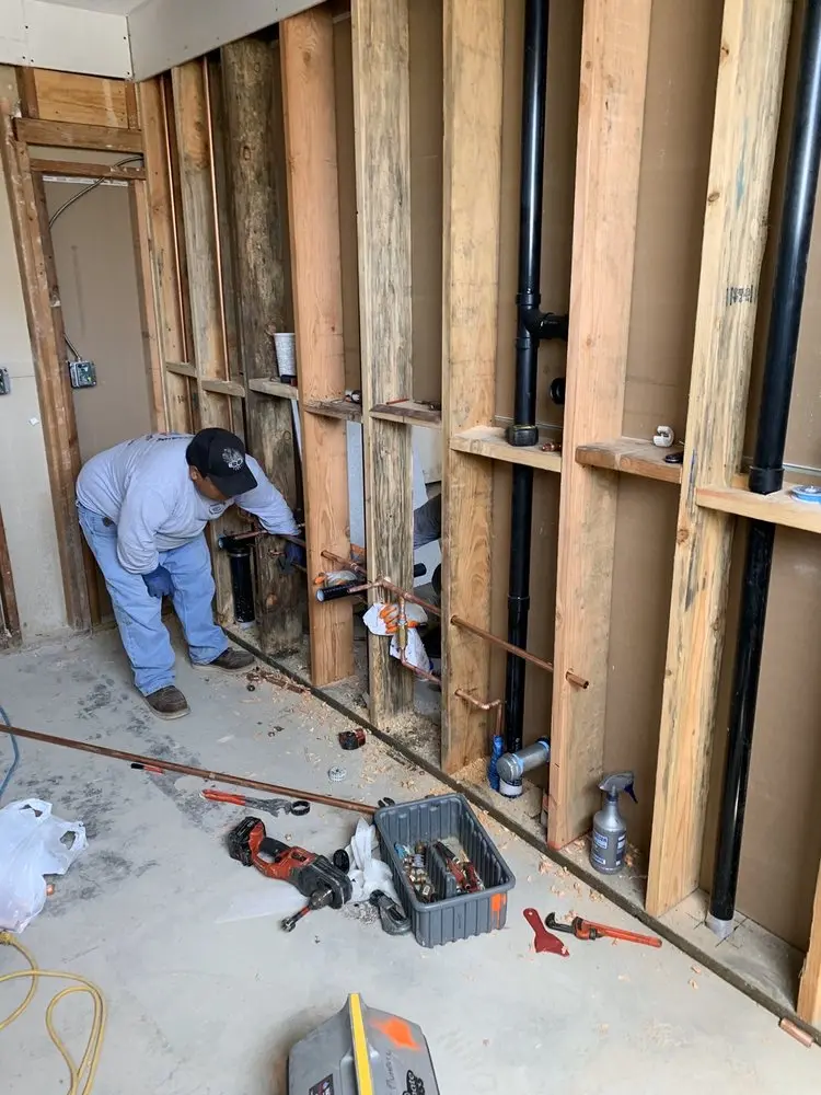Commercial rough-in plumbing for Gas Line Repair in East La Mirada